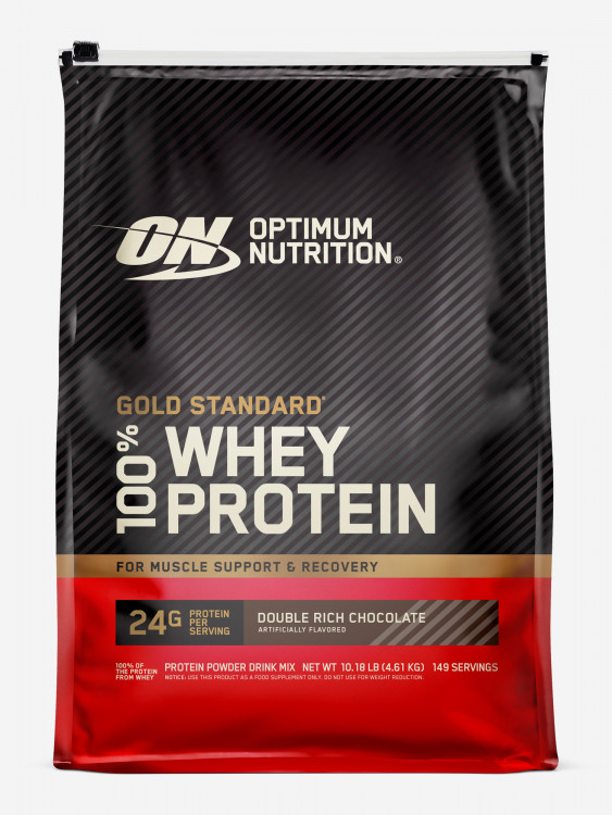 Протеин Optimum Nutrition Gold Standard Whey, 4610 г, Двойной богатый шоколад