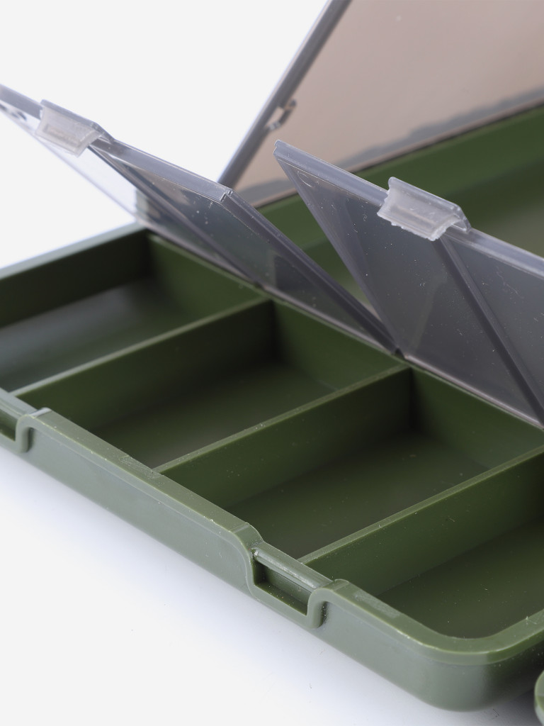 Коробка карповая монтажная с поводочницей на магнитах LOGIC CARP MAGNET COMBO RIG BOX LC-MCRB