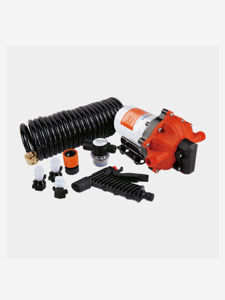 Комплект помывочный SeaFlo, 12V, 19.7 л/мин, 5,2 GPM, 4.8 BAR, 70 PSI