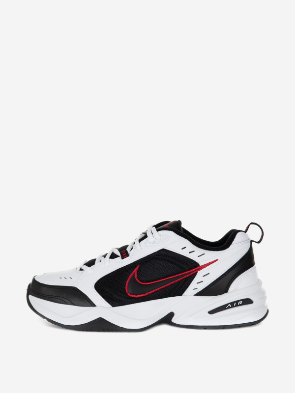 Кроссовки мужские Nike Air Monarch IV белый/черный/красный цвет — купить за 10879 руб. со скидкой 15 %, отзывы в интернет-магазине Спортмастер