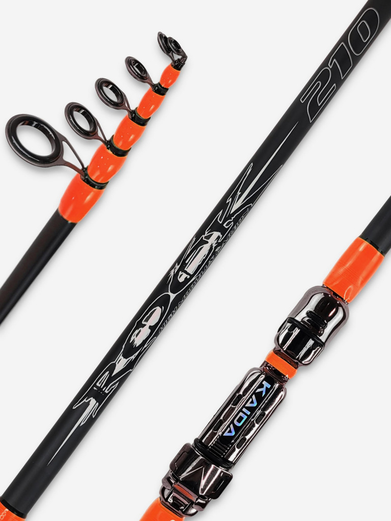 Удилище Kaida ROCK 4.30м 10-40гр, с кольцами, 155-430