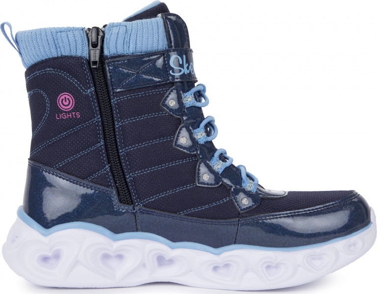 Сапоги утепленные для девочек Skechers Heart Lights