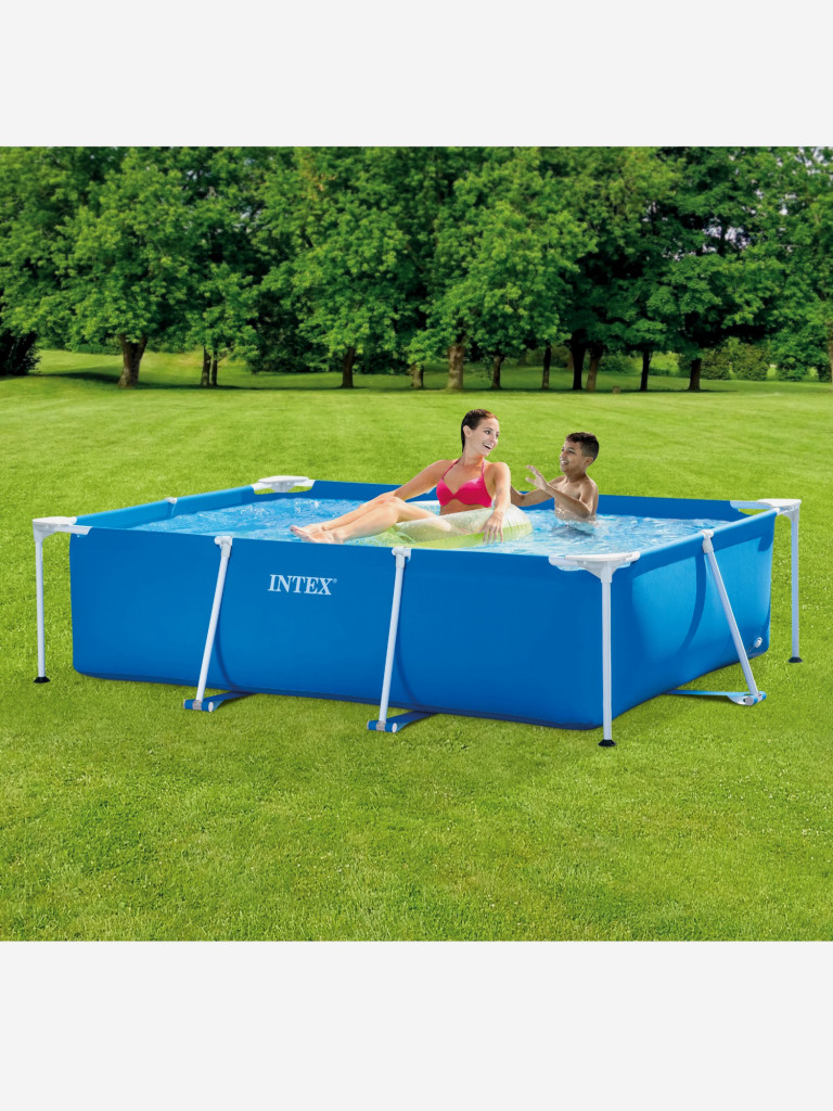 Бассейн каркасый Intex Rectangular Frame, 220x150x60 см, синий