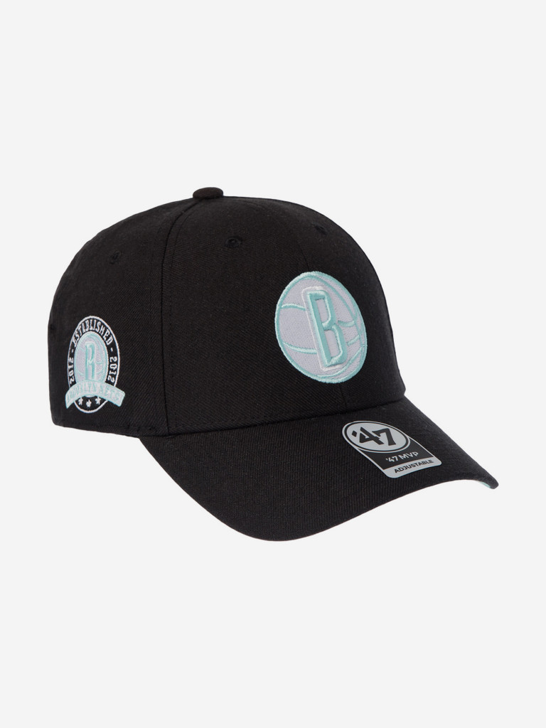 Бейсболка 47 BRAND K-MVP15WBV-BKBL Brooklyn Nets NBA (черный)