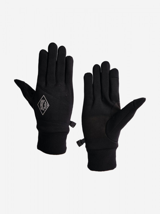 Перчатки с сенсором Alaskan Outdoor черные для рыбалки и охоты