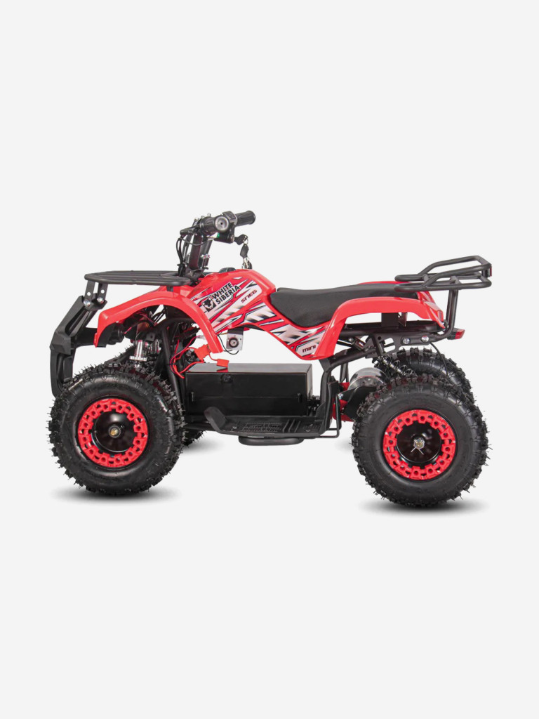 Детский электроквадроцикл WHITE SIBERIA SNEG MINI RED