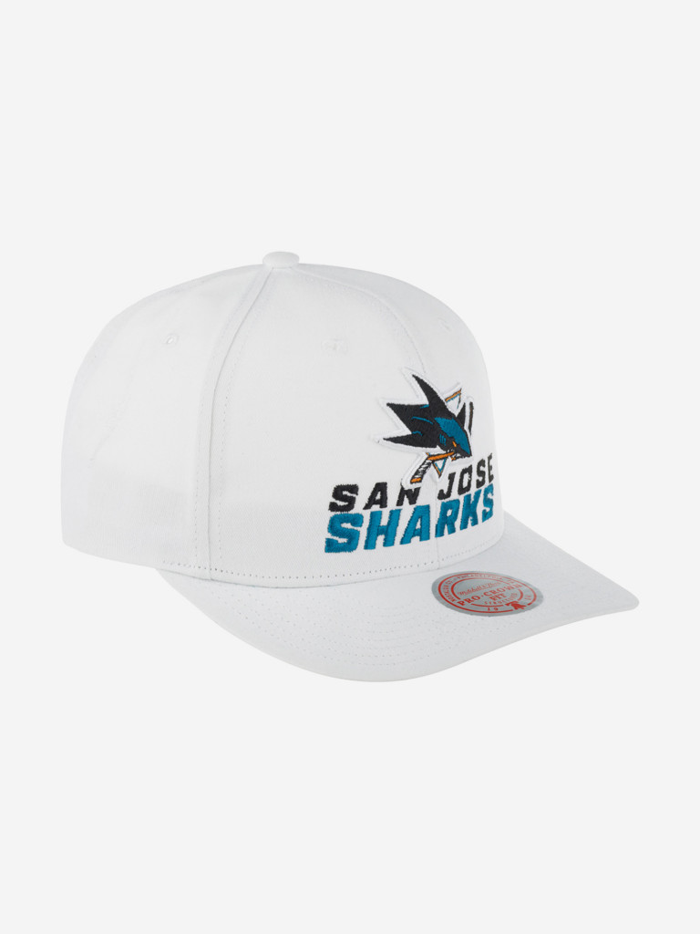 Бейсболка MITCHELL NESS HHSS5758-SJSYYPPPWHIT San Jose Sharks NHL