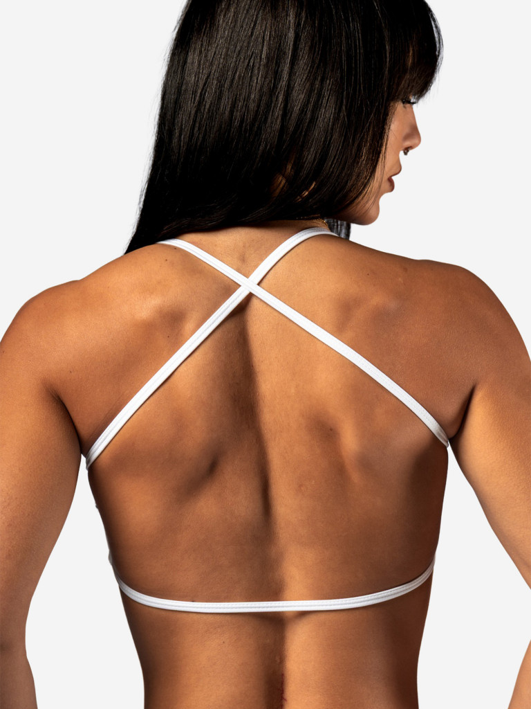 Топ женский NEBBIA Open-Back Sports Bra POWER 890 White