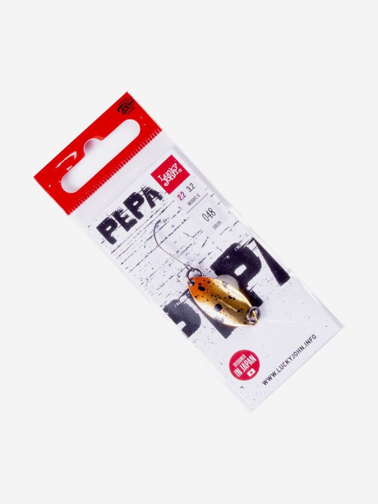 Блесна колеблющаяся Lucky John PEPA, длина 25 мм, вес 02,2г