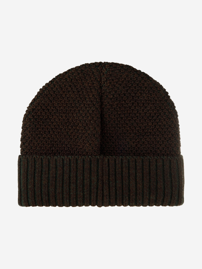Шапка с отворотом STETSON 8599383 BEANIE MERINO (коричневый)