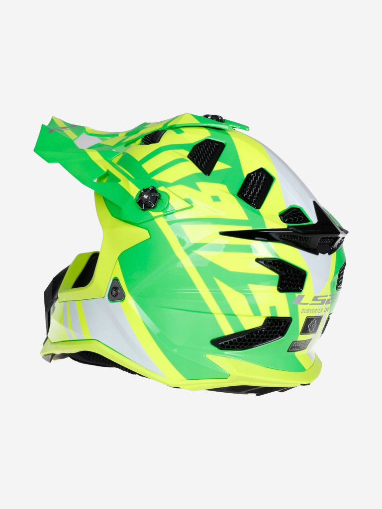 Мотошлем MX700 SUBVERTER EVO GAMMAX LS2 (желто-зеленый глянцевый)