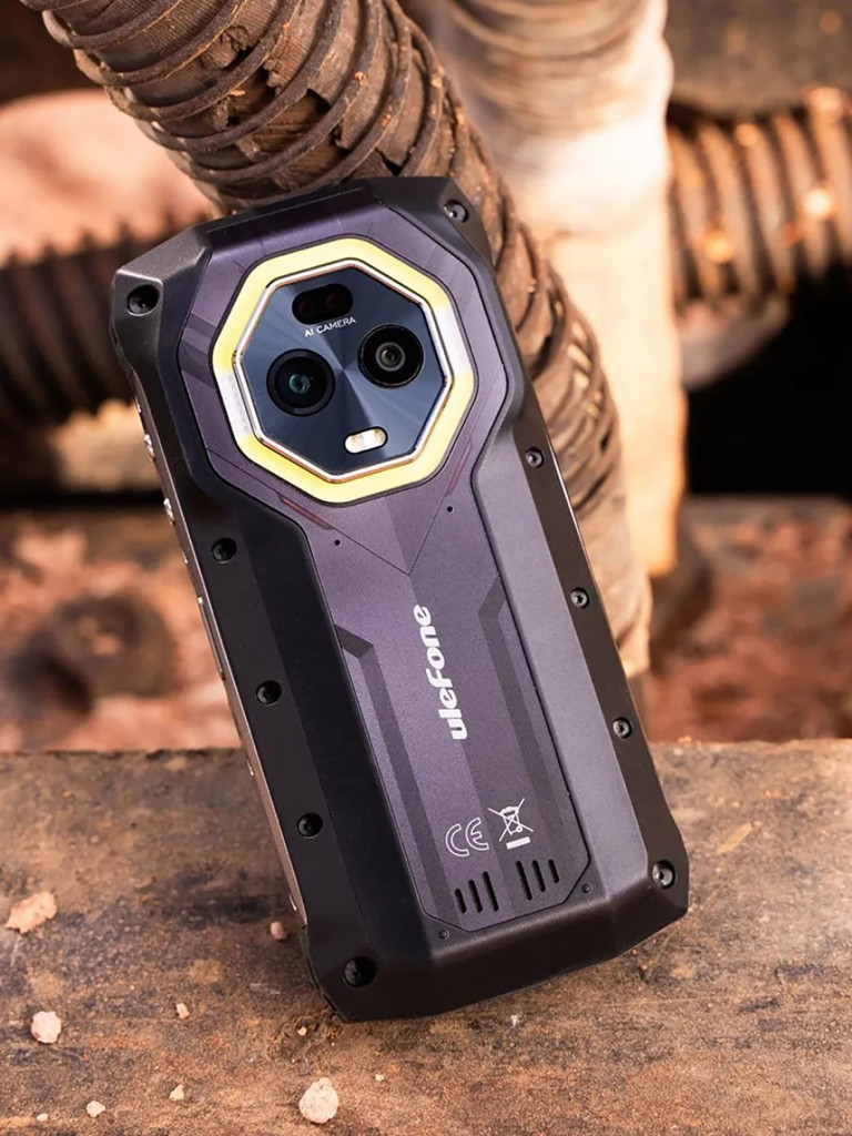 Смартфон Ulefone Armor Mini 20 6+256 Black, 4.7”, 90Hz, HD+, MTK G99, 4G, And14, 50+64 Infrared, 32MP, 6200mAh
