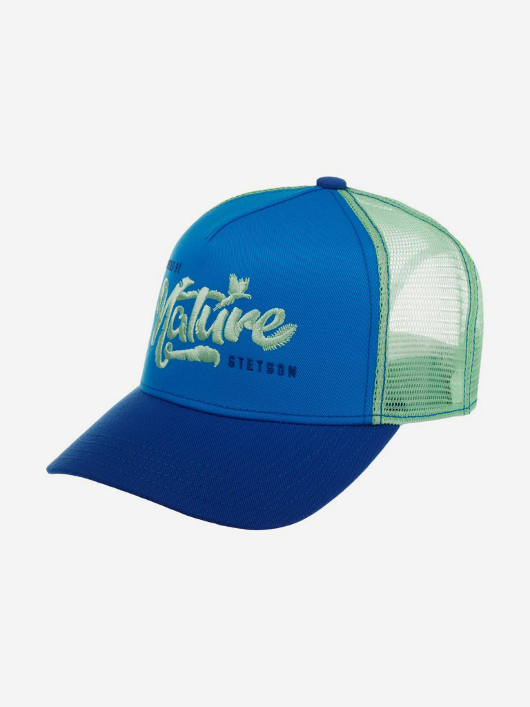 Бейсболка с сеточкой STETSON 7765102 TRUCKER CAP INSPIRED BY NATURE SUSTAINABLE (синий)