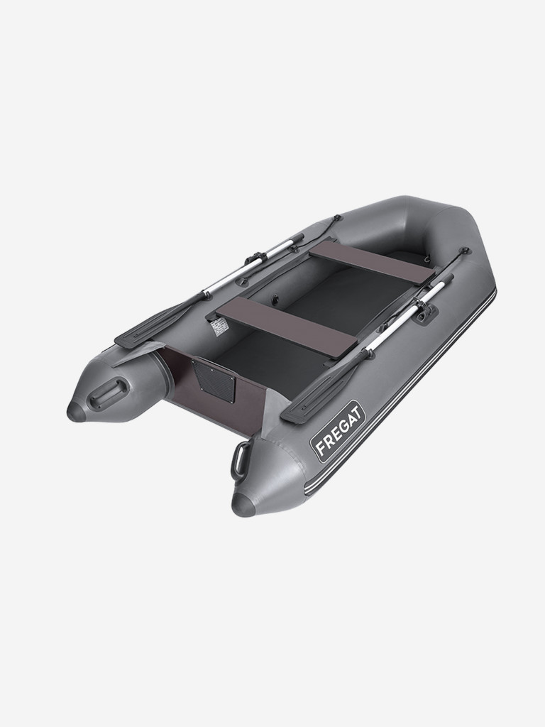 Лодка ПВХ под мотор Фрегат 300 Е, сварные швы, серая