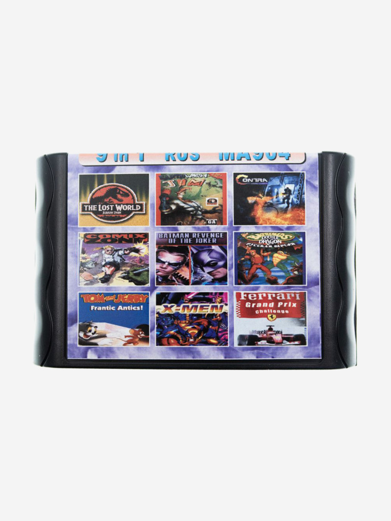 Картридж игровой DVTech 9 игр (на русском) 16bit