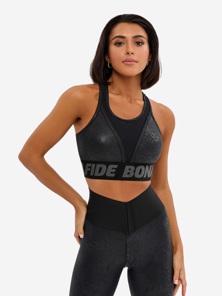 Спортивный топ бра Bona Fide Top For Top "Snake"