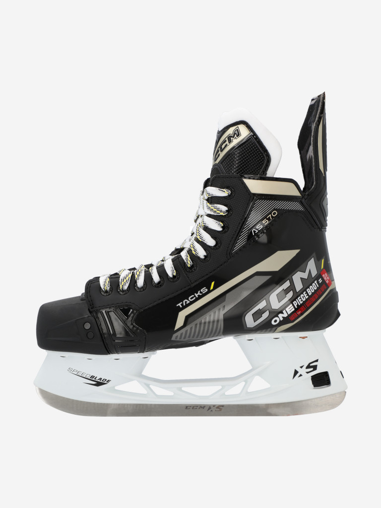 Коньки хоккейные CCM Tacks AS-570 SR черный цвет — купить за 34559 руб. со  скидкой 20 %, отзывы в интернет-магазине Спортмастер