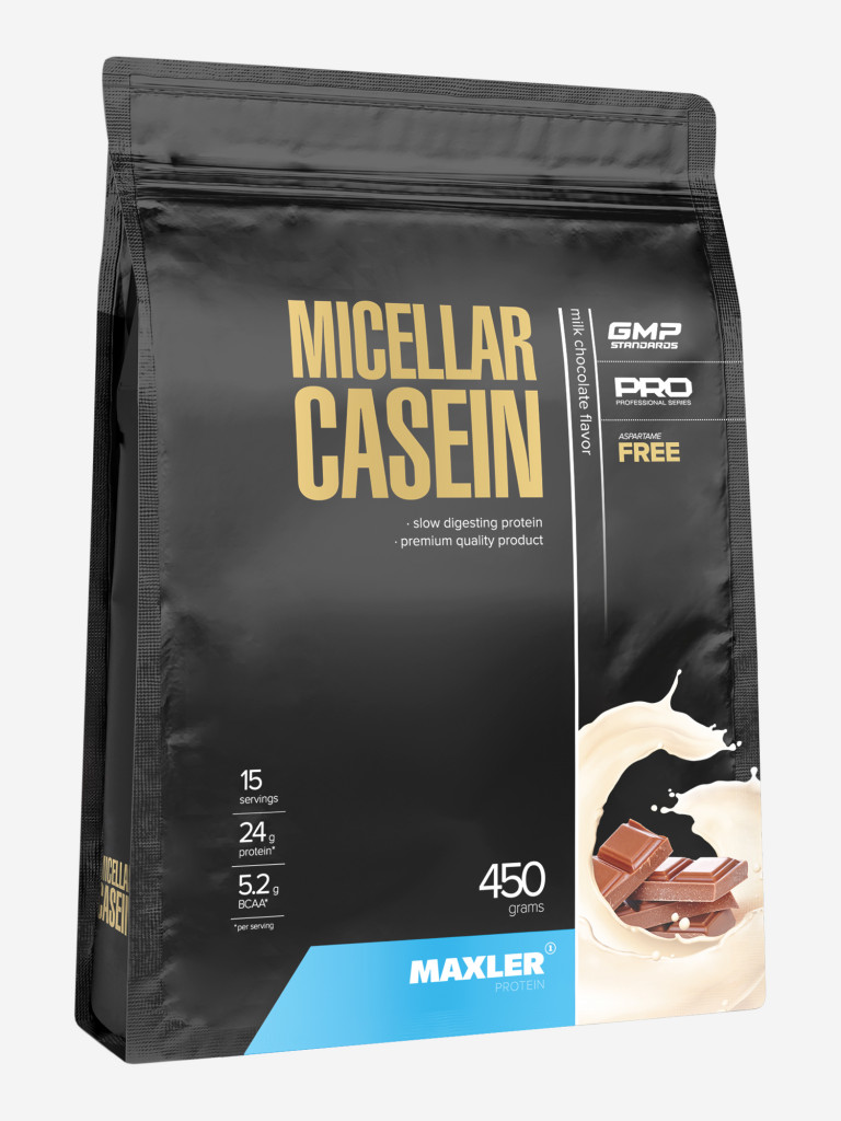Казеин мицеллярный Maxler Micellar Casein, 450 г - Молочный шоколад