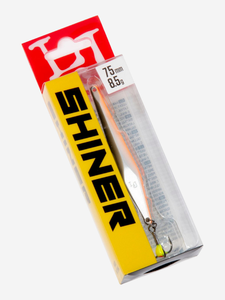 Блесна вертикальная зимняя Lucky John SHINER, длина 75 мм Minnow, блистер