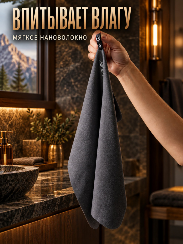 Полотенце-брелок малое MATADOR NanoDry Trek Towel