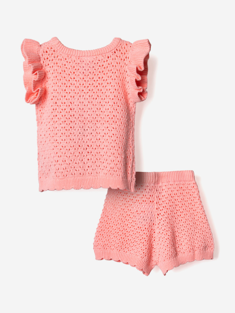 Комплект для девочек: футболка, шорты PlayToday