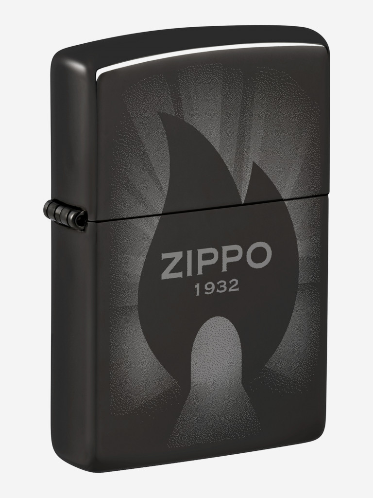 Зажигалка бензиновая ветроустойчивая Zippo Radiant High Polish Black