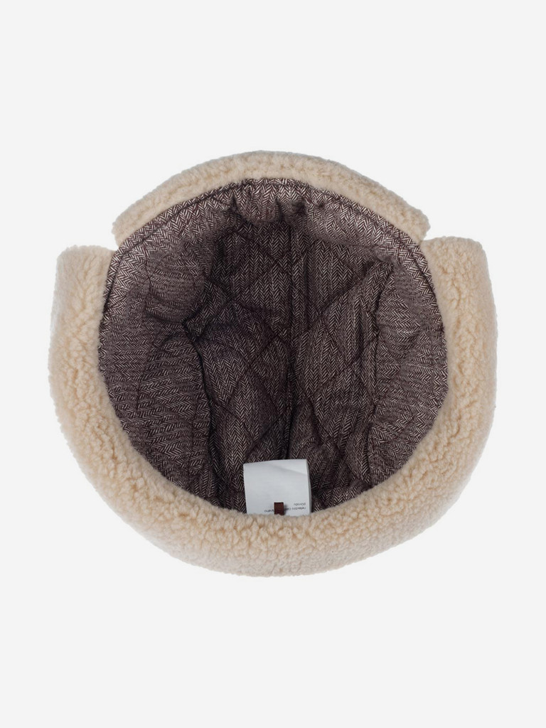 Шапка-ушанка STETSON 9297302 BOMBER CAP CALF SPLIT (синий)