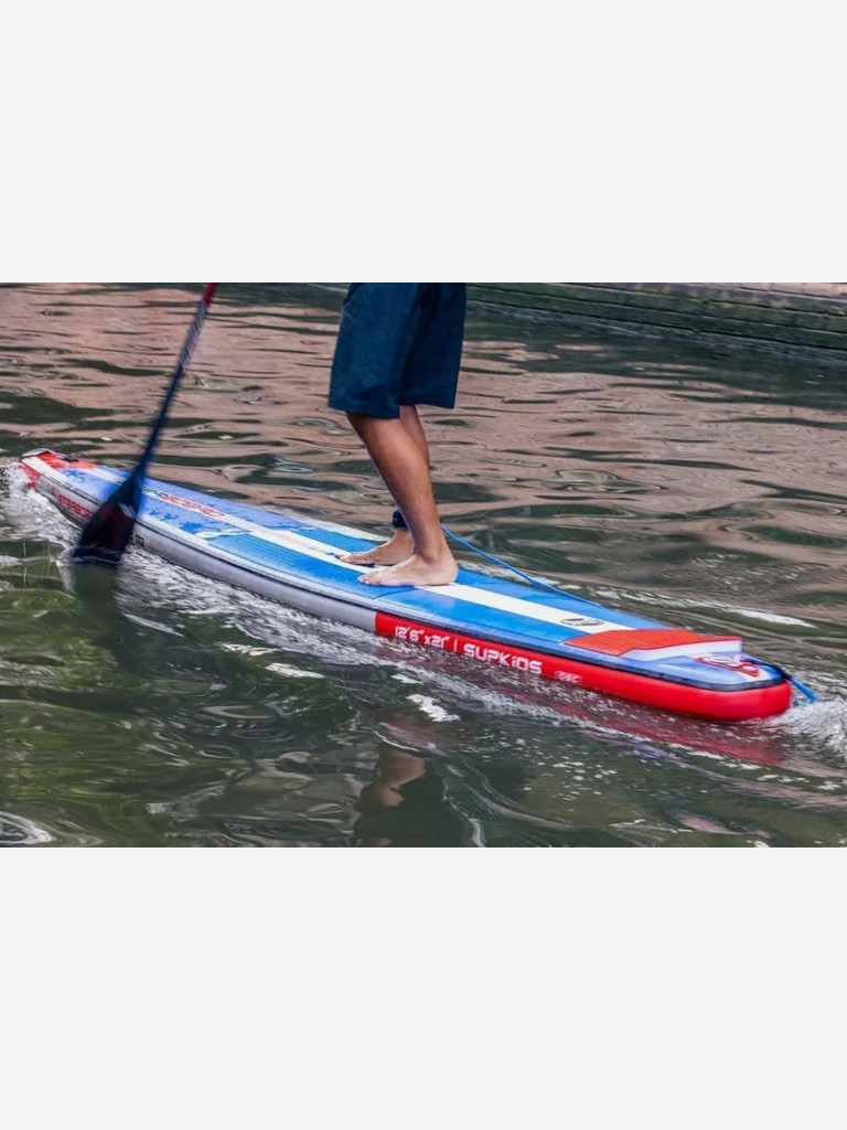 Сапборд надувной двухслойный Starboard 12.6x21x4.75 SUP Kid Racer Deluxe SC S22/23, 381x53x12 см