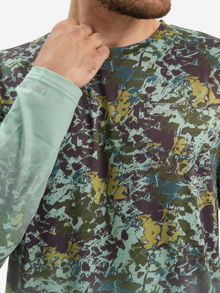 Лонгслив мужской Extreme Fishing ADD-G706 для рыбалки, UPF50+ с защитой от насекомых