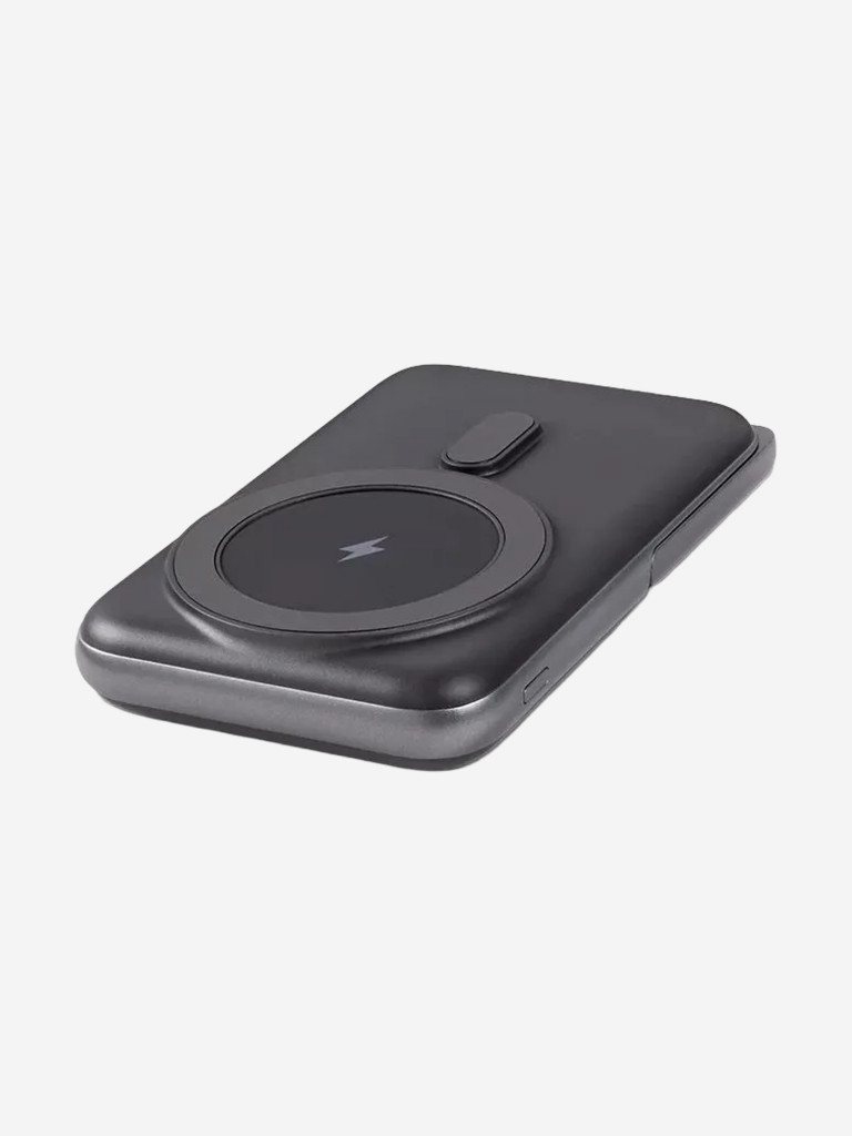 Внешний аккумулятор портативный TTEC ReCharger Pro M LCD 10.000mAh MagSafe Compatible PD 20W Powerbank с подставкой. Цвет: черный