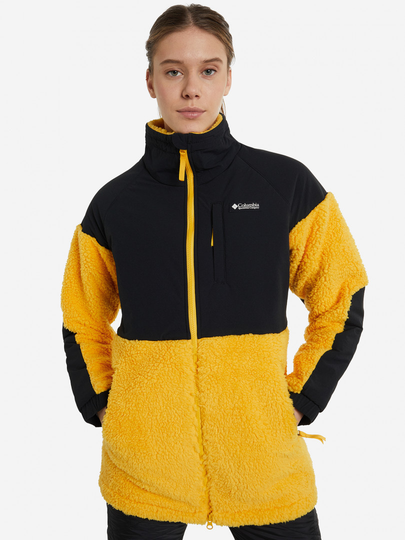 фото Джемпер флисовый женский columbia icons ballistic fleece, желтый