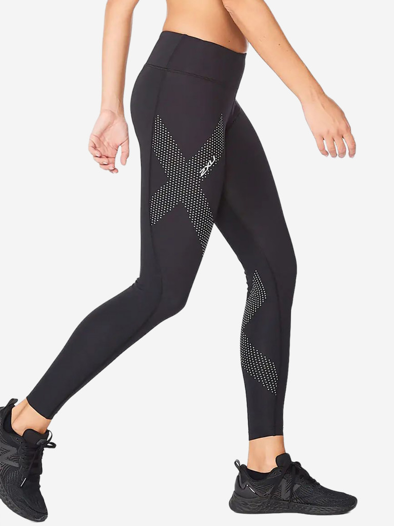 Компрессионные тайтсы 2XU Motion Mid-Rise Compression Tights Black