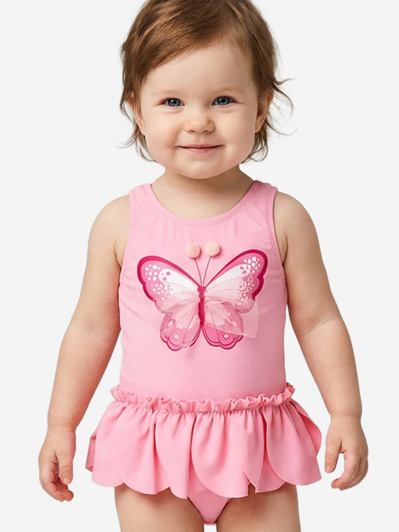 Купальник слитный для девочек PlayToday