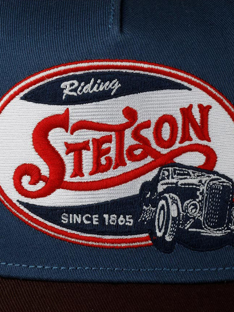 Бейсболка с сеточкой STETSON 7761120 TRUCKER CAP RIDING HOT ROD (синий)