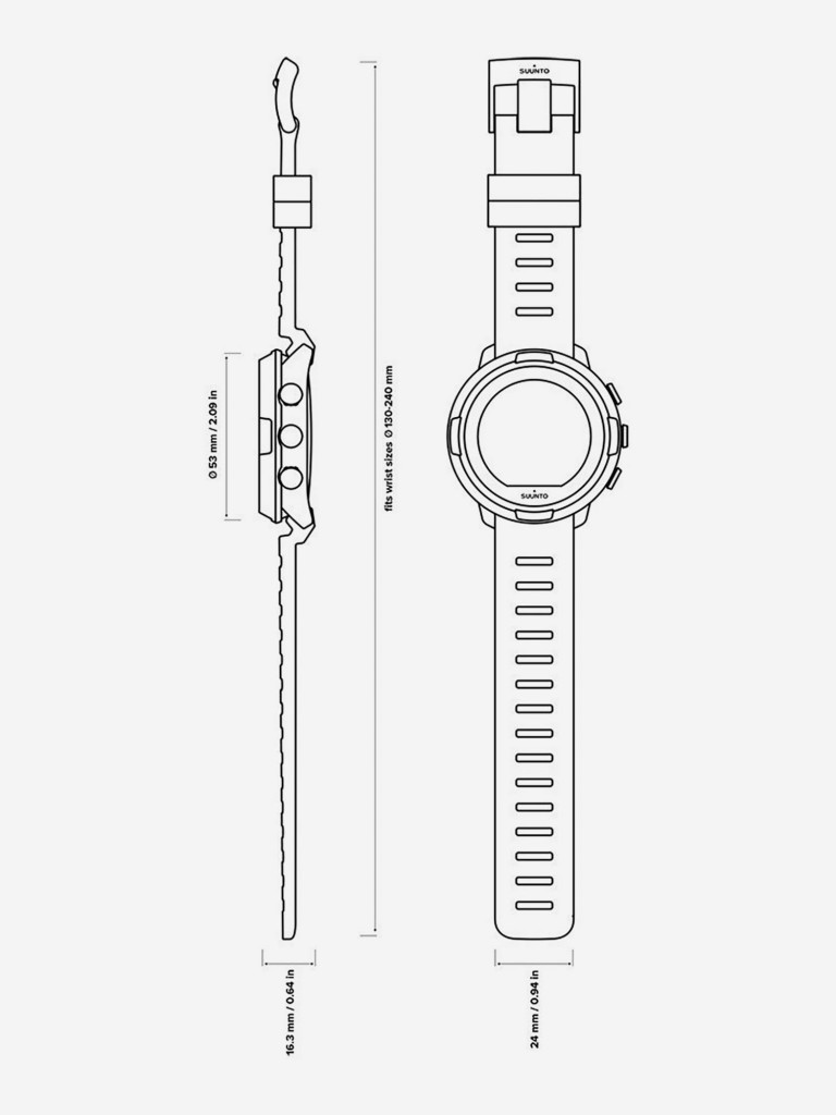 Компьютер для дайвинга SUUNTO D5 ALL BLACK/сталь, черный/черный ремешок (SS050192000)