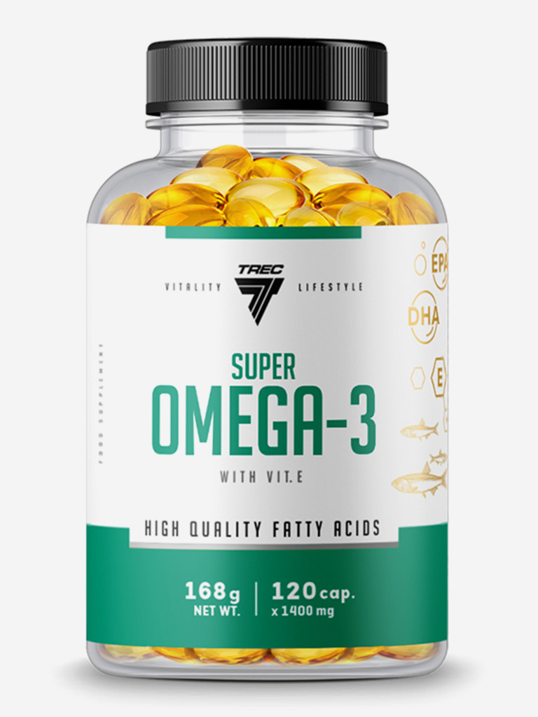 Омега-жиры Trec Nutrition SUPER OMEGA-3 120 капс