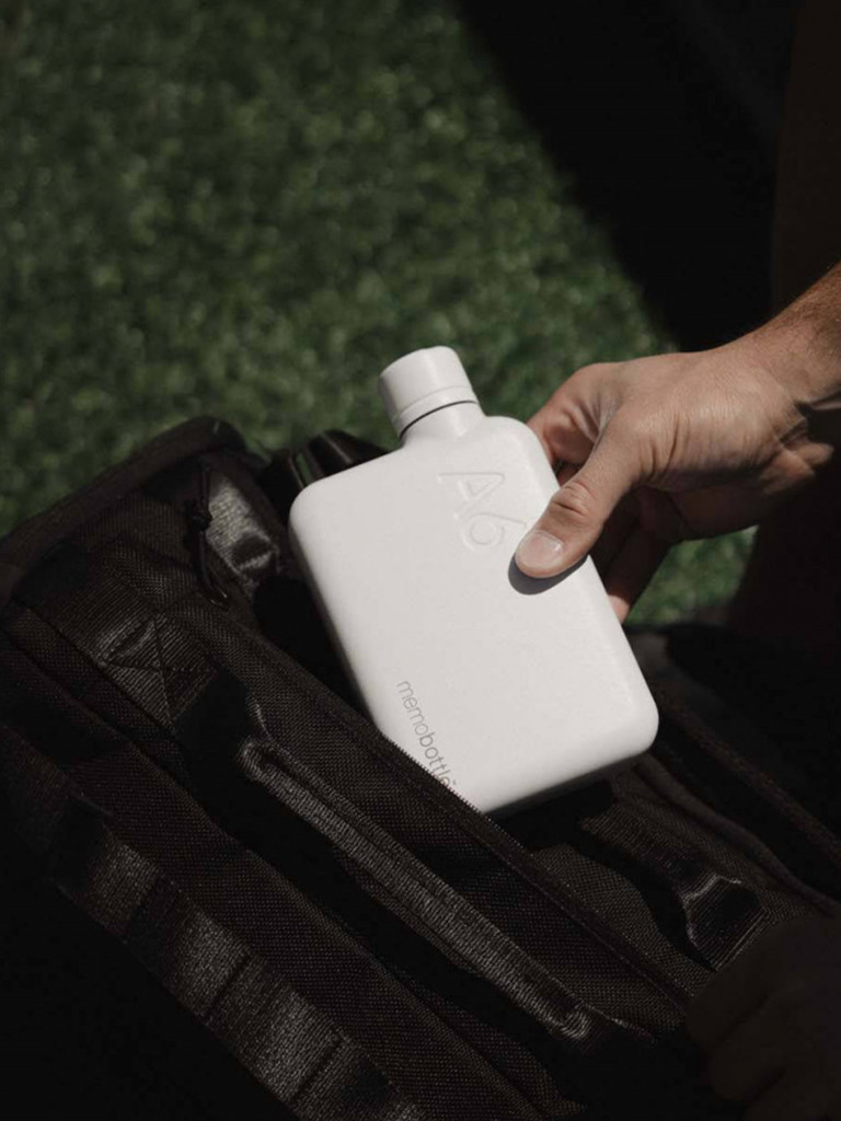 Бутылка из нержавеющей стали Memobottle A6, белый