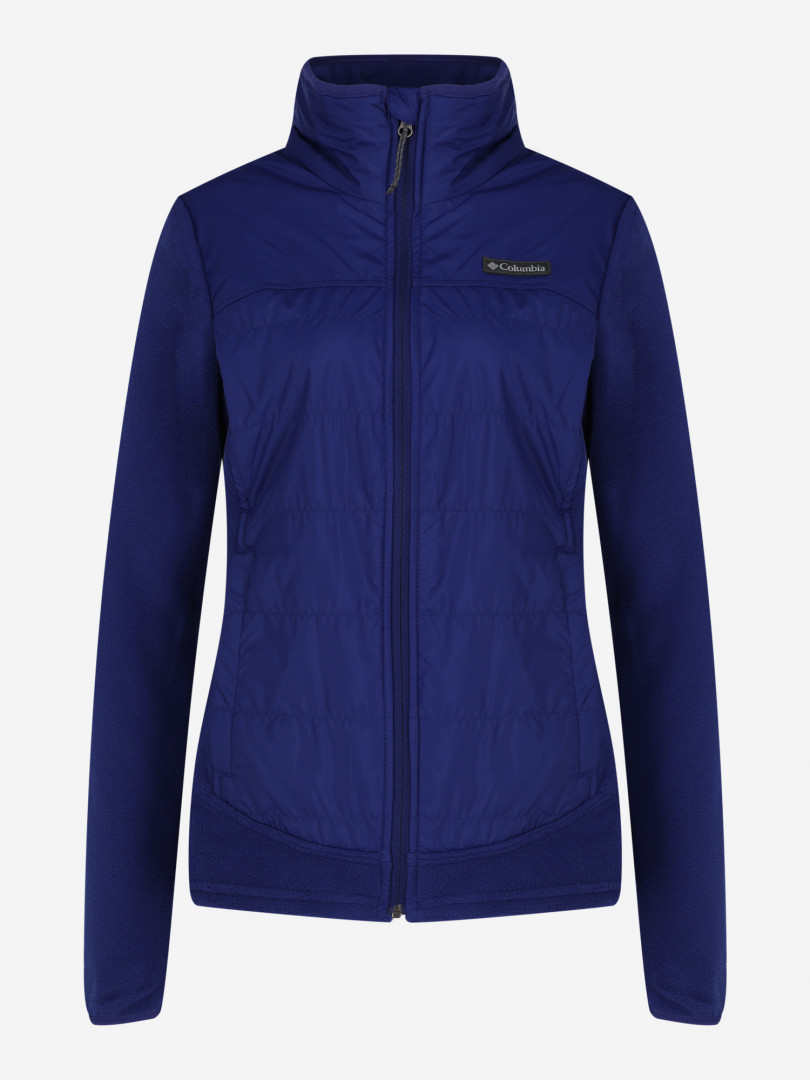 фото Джемпер флисовый женский columbia basin butte fleece full zip, синий