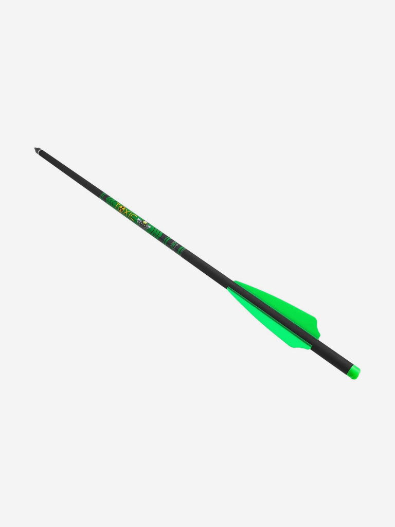 Стрела арбалетная микс карбон Centershot Toxic 16" Half Moon Nock