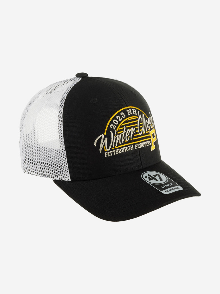 Бейсболка с сеточкой 47 BRAND Winter Classic Pittsburgh Penguins NHL (черный)