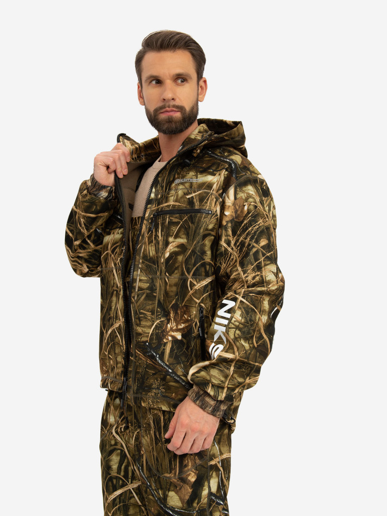 Костюм мужской демисезонный Huntsman Никс Люкс, ткань Alova Windblock