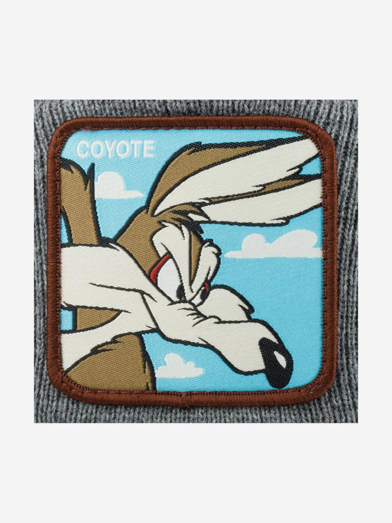 Шапка с отворотом CAPSLAB CL/LOO5/1/BON/COY2 Looney Tunes Wile E. Coyote (серый)