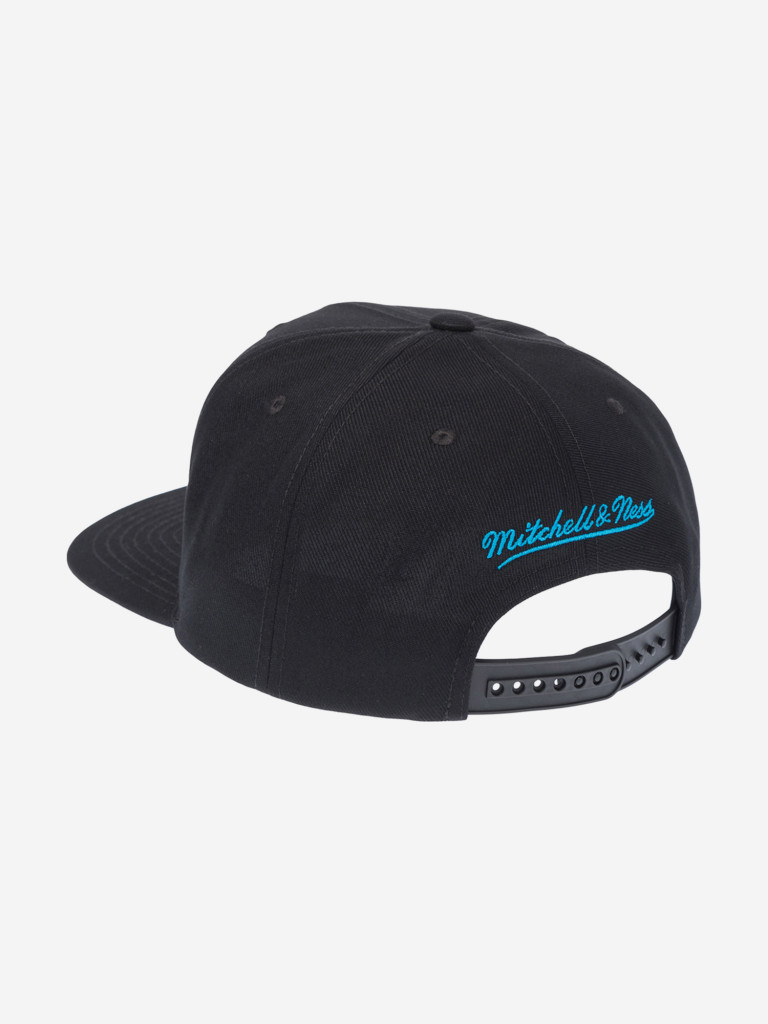 Бейсболка с прямым козырьком MITCHELL NESS HS11472-LALBLCK Los Angeles Lakers NBA (черный)
