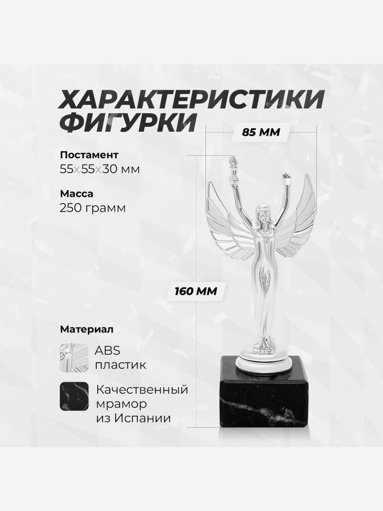 Кубок для награждения подарочный сувенир наградной комплект 3 шт