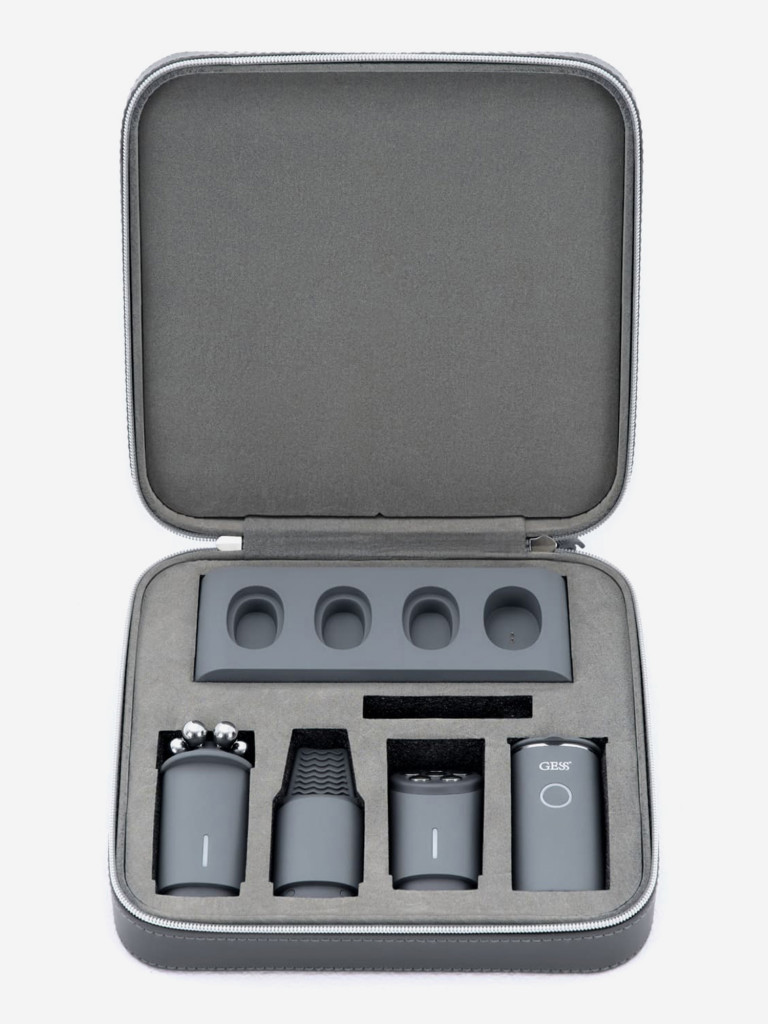 Прибор многофункциональный для лица с насадками GESS THE ONE, уз-чистка, микротоки, RF-лифтинг, роликовый массаж