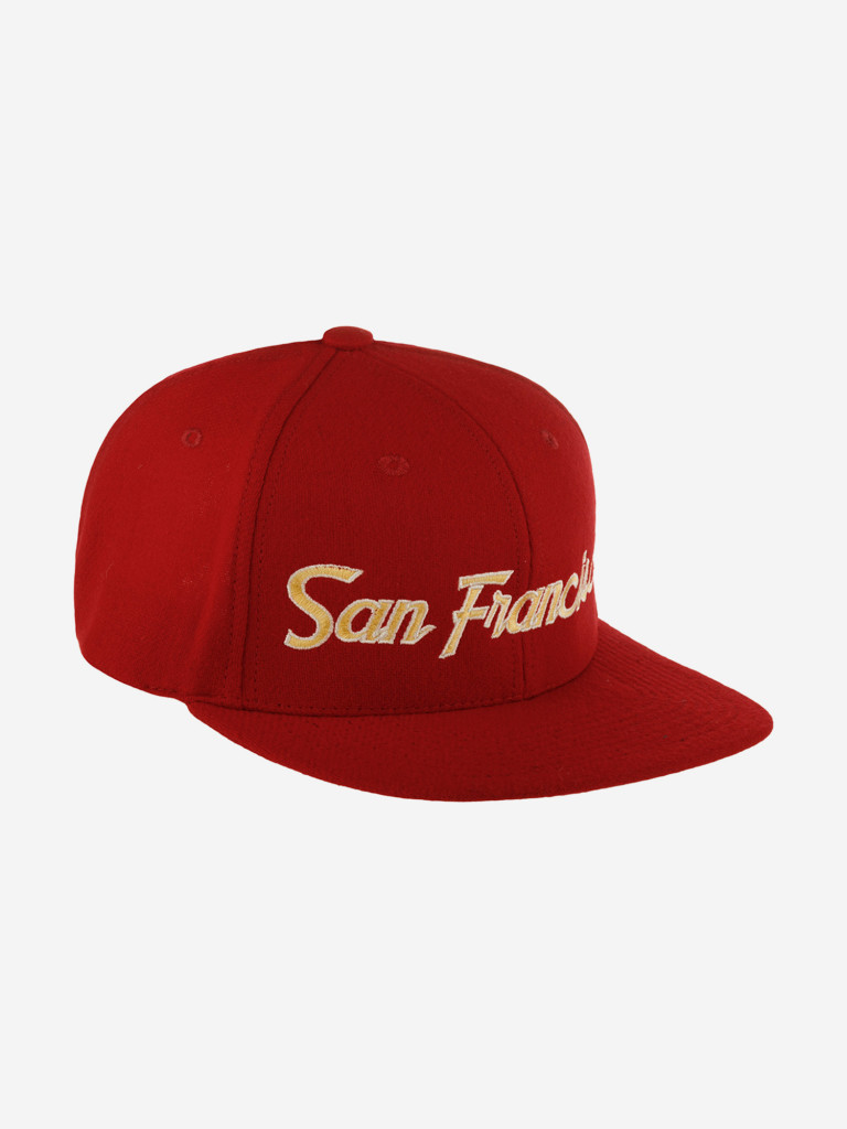 Бейсболка с прямым козырьком HOOD 100-MWL005-CA087-CM San Francisco (красный)