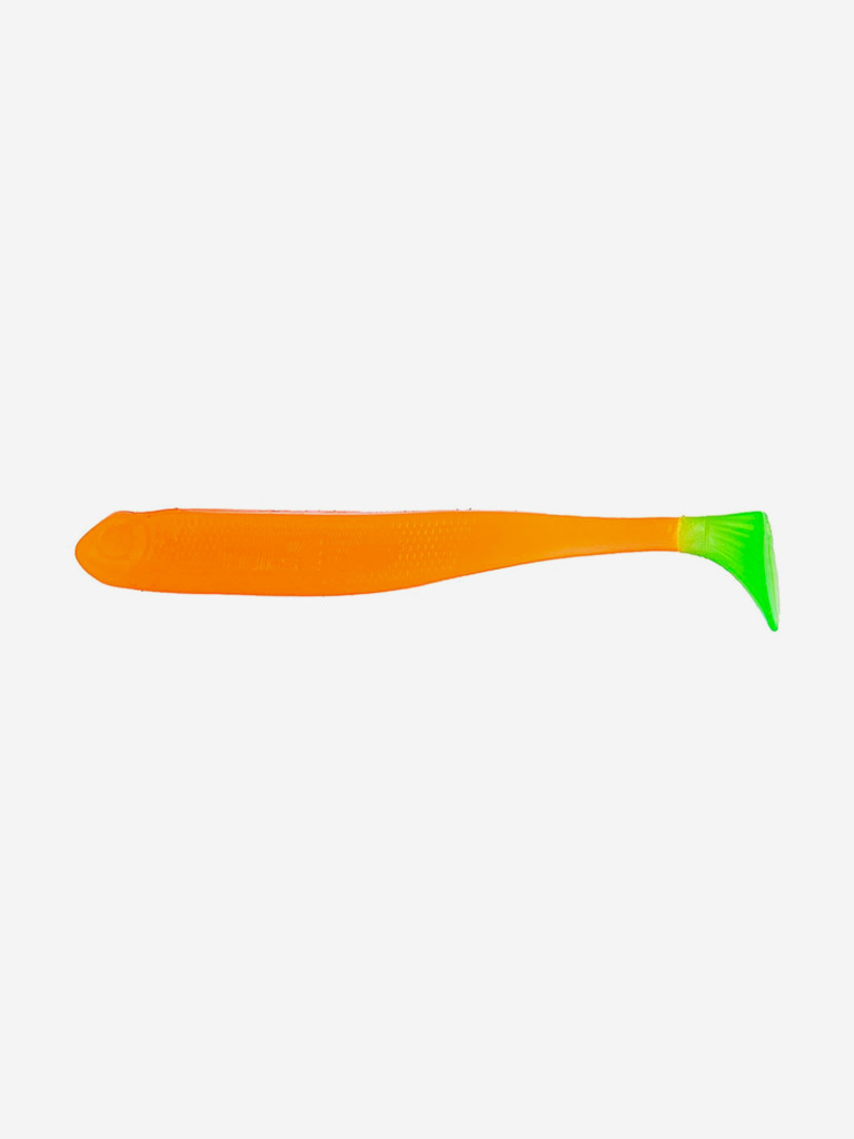 Мягкая приманка Helios Jumbo, 4,95'' / 12,5 см, Orange & Green, 30 шт (HS-7-025-N-30)