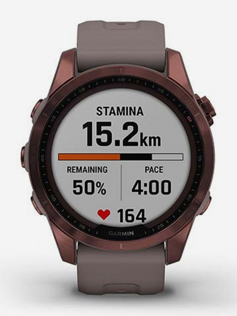 Часы Garmin Fenix 7S Sapphire Solar, титановый корпус, сапфировое стекло Power Sapphire с технологией солнечной зарядки 010-02539-29