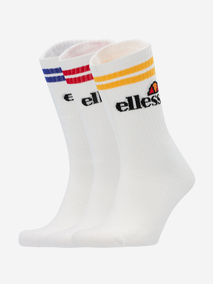 фото Носки ellesse pullo, 3 пары, белый