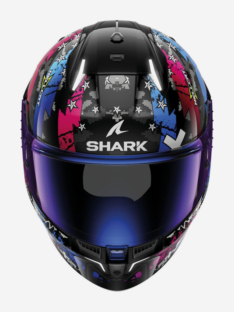 Мотошлем интеграл Shark SKWAL i3 HELLCAT Black/Chrome/Blue